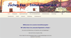 Desktop Screenshot of kox-immo.de